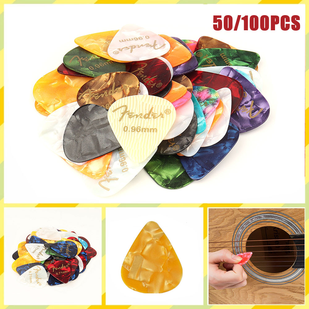 Electric Guitar Pick Pack - 50 & 100 Pcs New Acoustic
