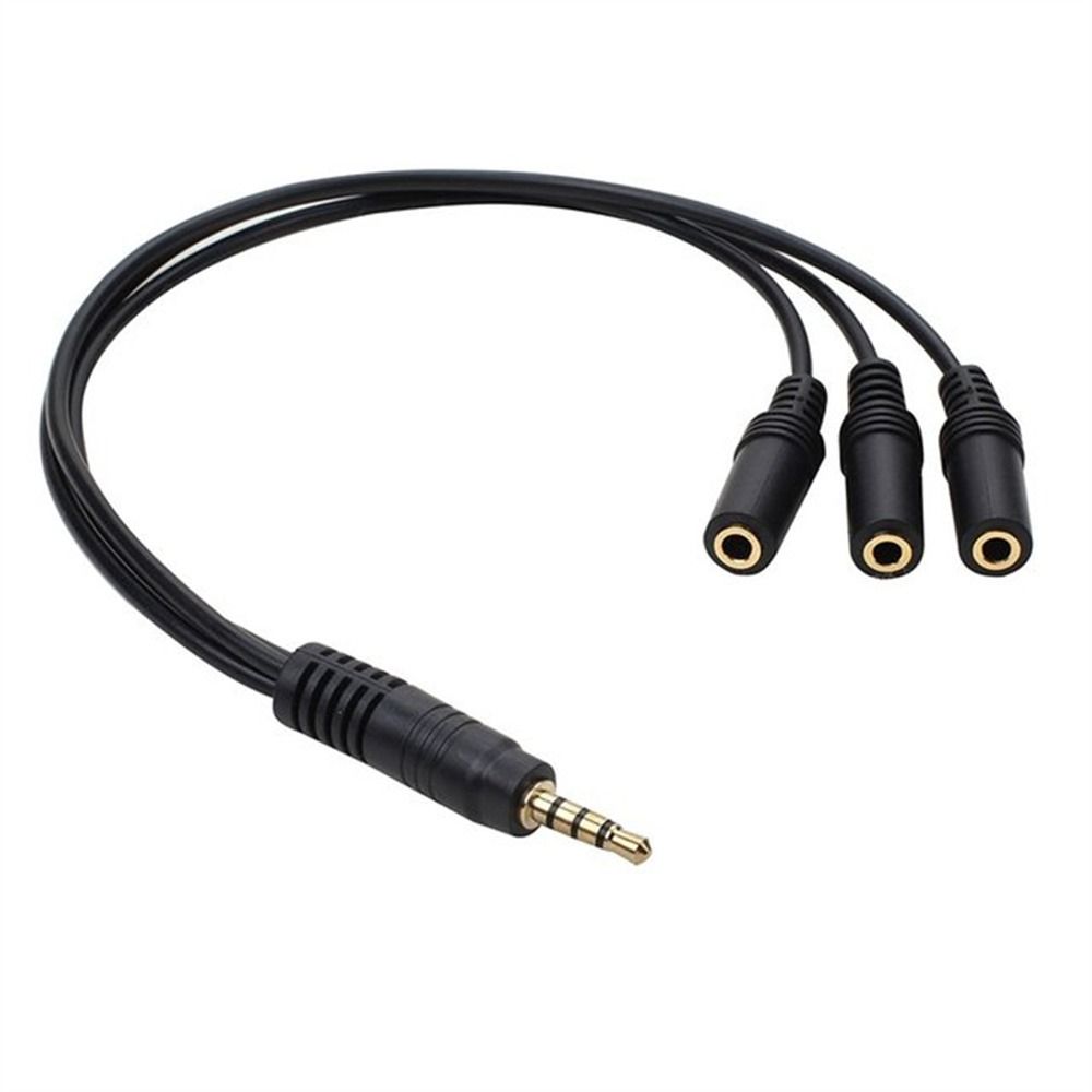 Audio And Music Splitter - Female Jack Music Listening Earphone Mic