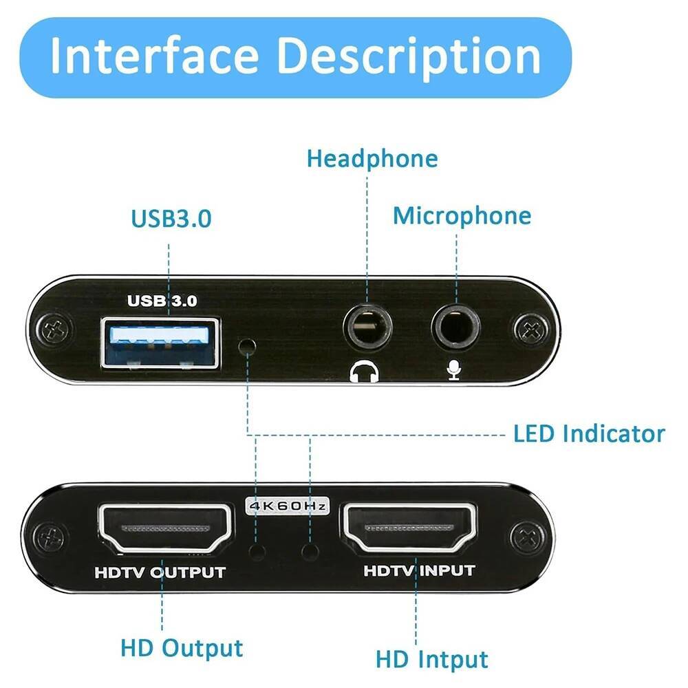 4K HDMI-Compatible to USB 3.0  - đánh giá và giá Audio Music Live