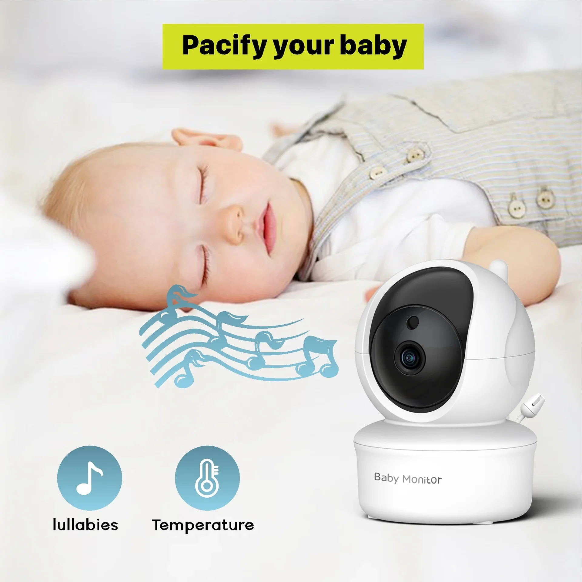 5.0 Inch Video Baby Monitor Wi - đánh giá và giá Audio Music Kids