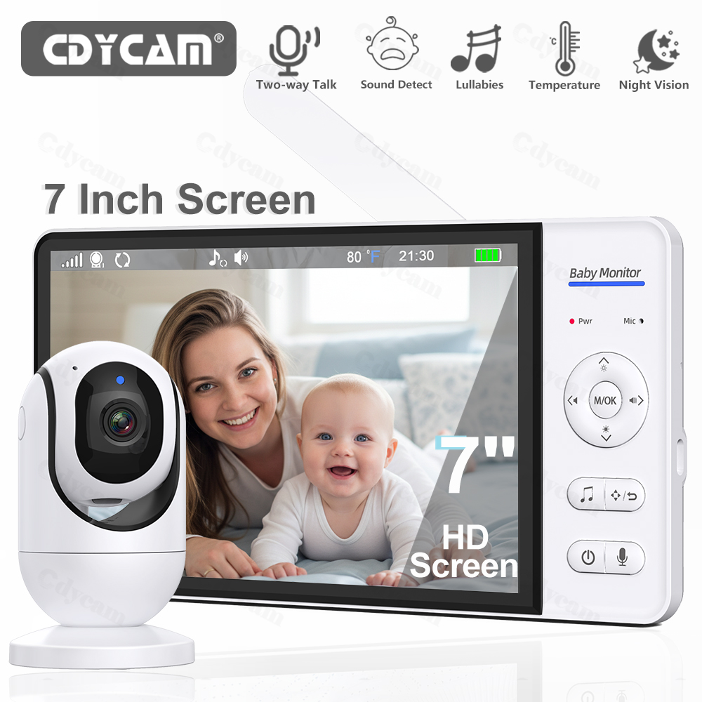 7.0'' Video Baby Monitor 720P  - đánh giá và giá Audio Music Kids