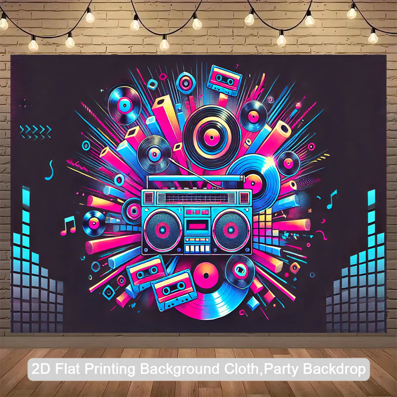 2D flat, 1-piece product. Retr - đánh giá và giá Audio Music Background
