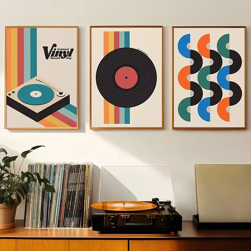 Mid Century Vinyl Record Canva - đánh giá và giá Audio Music Live