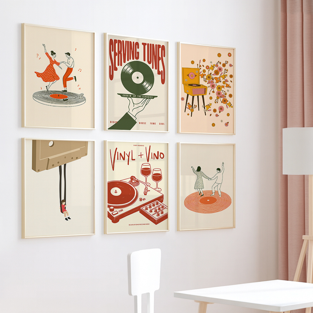 1pc Vintage Music Canvas Poste - đánh giá và giá Audio Music Live