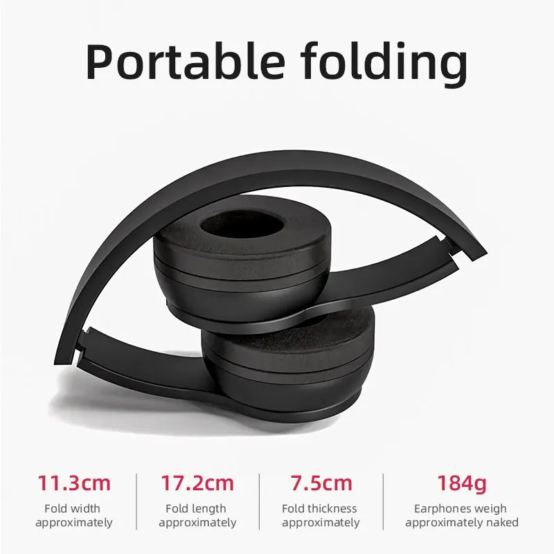 Foldable P47 Wireless Bluetoot - đánh giá và giá Audio Music Kids