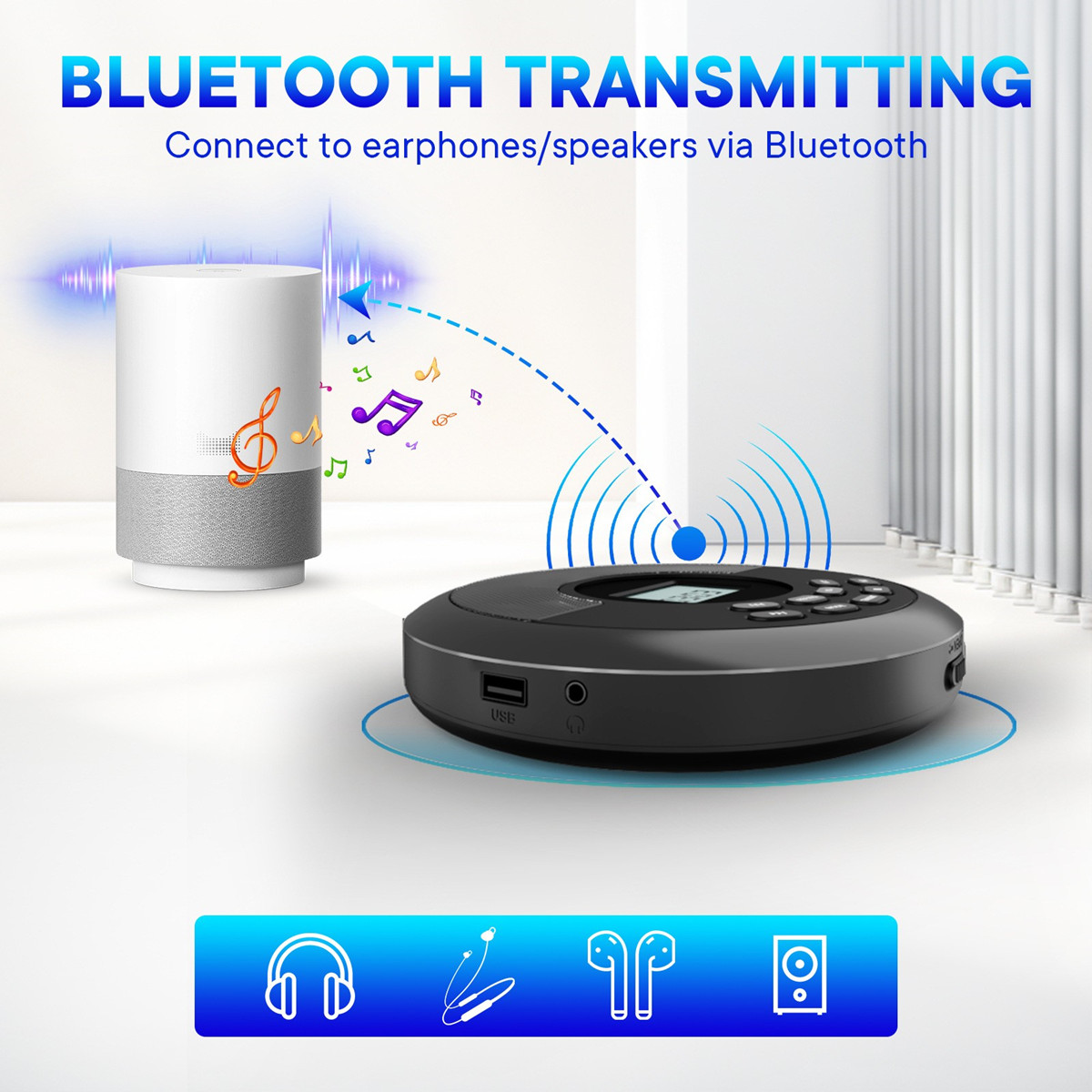 Portable CD Disc Machine MP3 U - đánh giá và giá Audio Music Mp3 Song