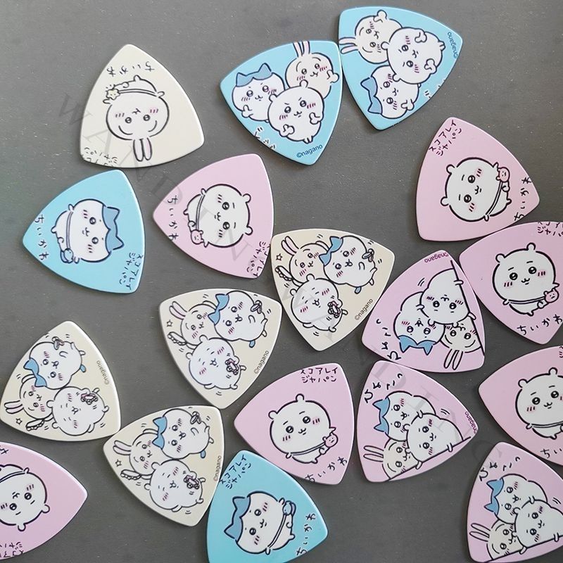 Ins Cute Cartoon Chiikawa Tria - đánh giá và giá Electric Guitar Pick Pack