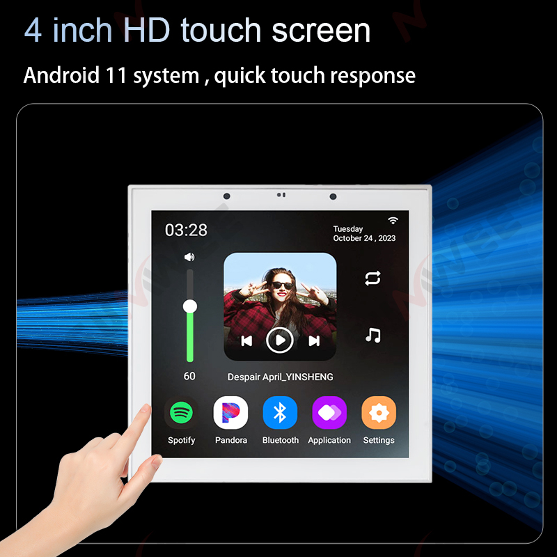 TUYA Smart Home 4 Inch Android - đánh giá và giá Audio Music Background