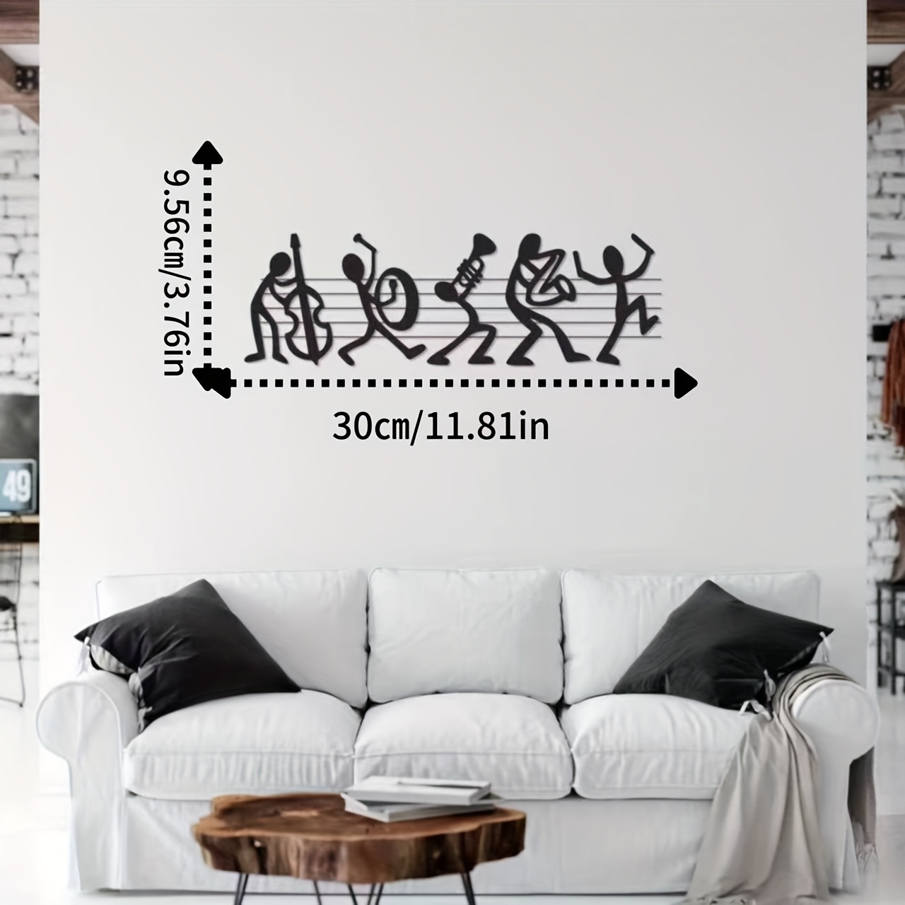 Vintage Music Note Metal Wall  - đánh giá và giá Audio Music Live