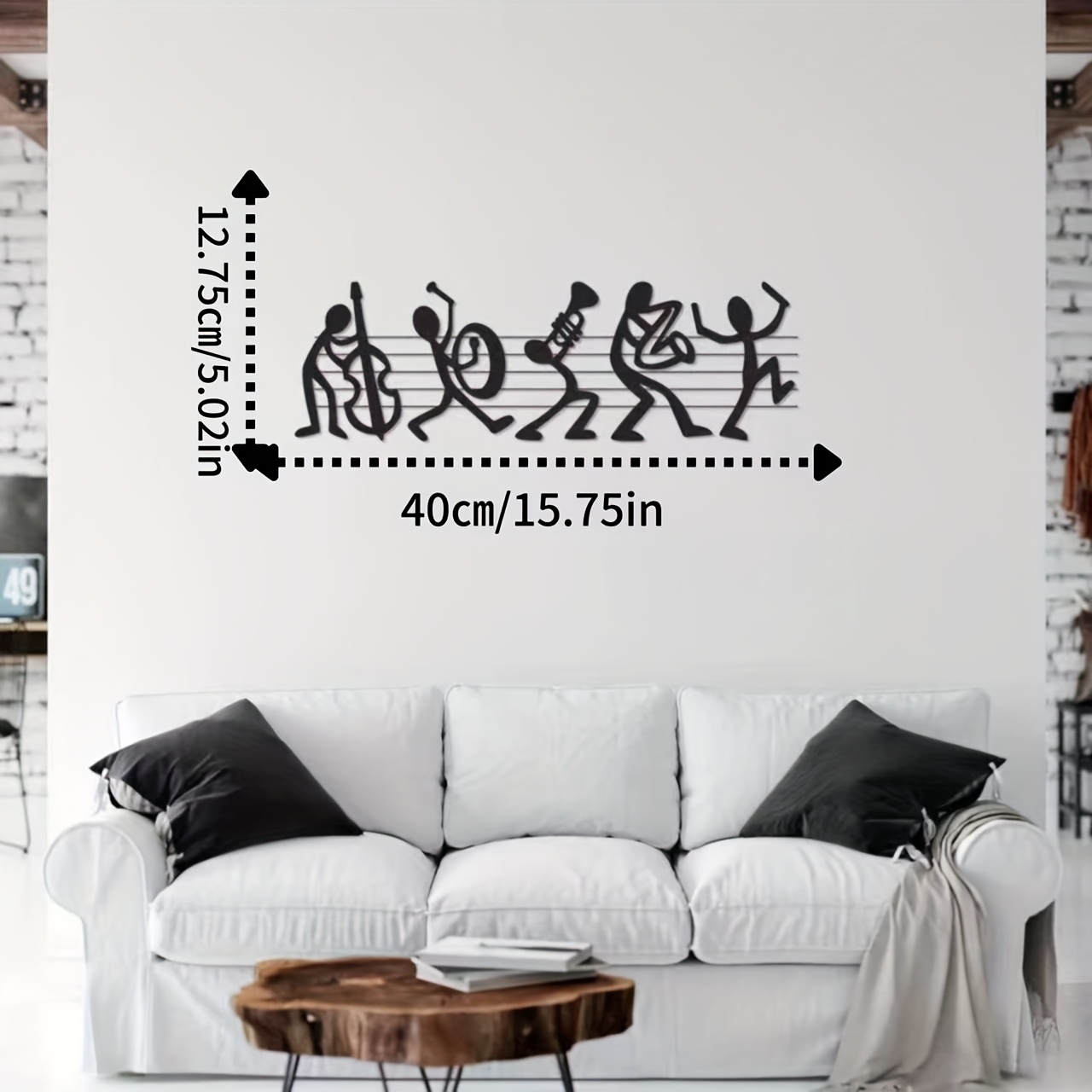 Vintage Music Note Metal Wall  - đánh giá và giá Audio Music Live