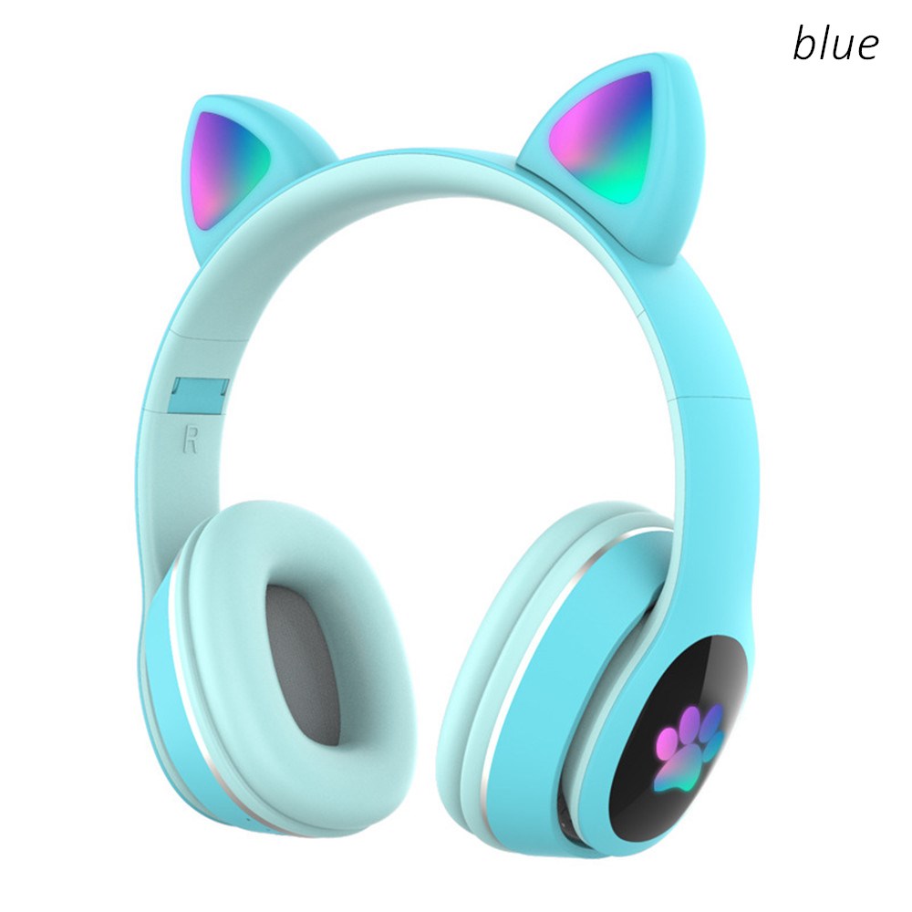 Cute Cat LED Wireless Headphon - đánh giá và giá Audio Music Kids