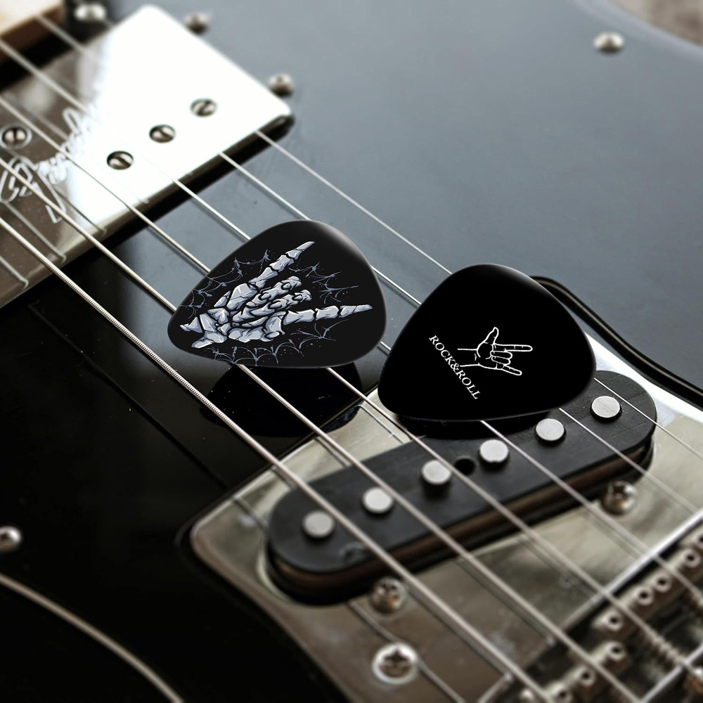 12 Pieces Guitar Picks 0.46mm  - đánh giá và giá Electric Guitar Pick Pack