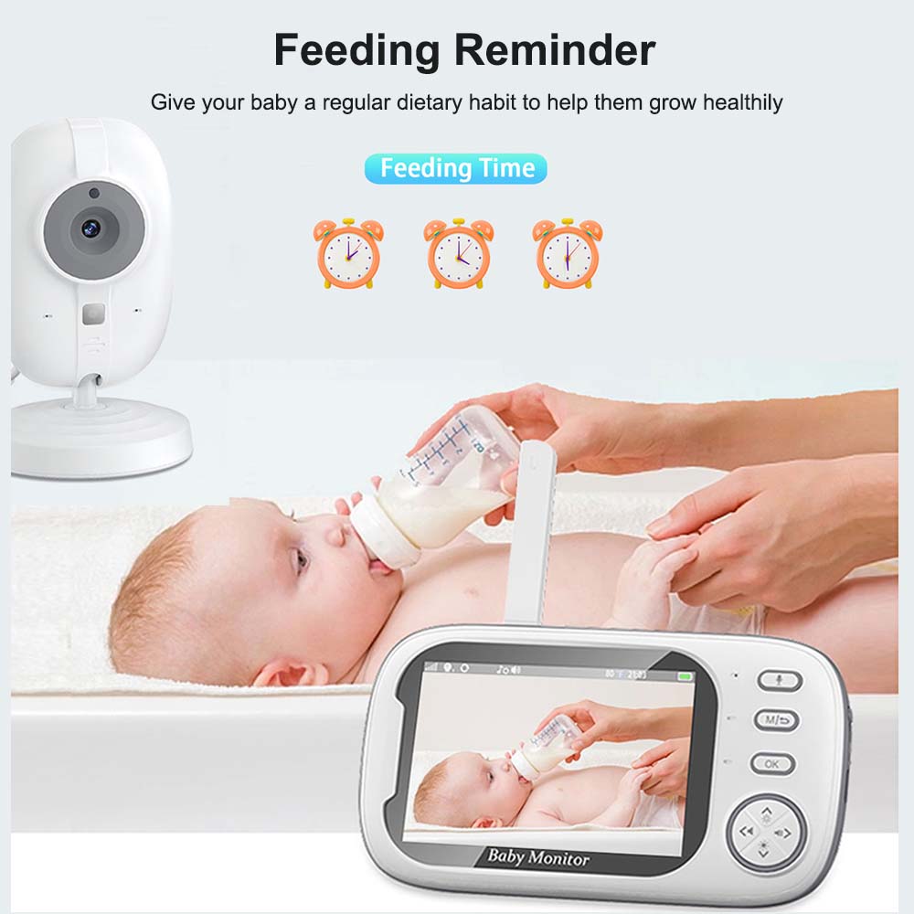 3.5'' Video Baby Monitor 2.4G  - đánh giá và giá Audio Music Kids