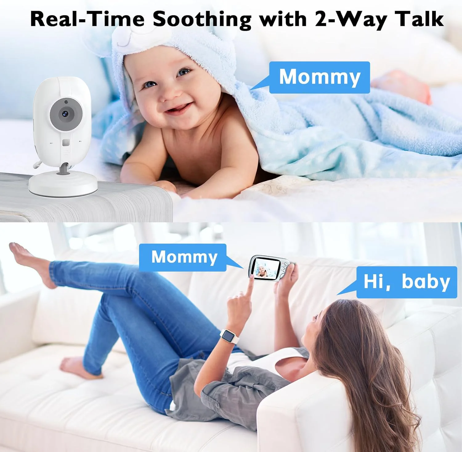 Video Baby Monitor 2.4G Mother - đánh giá và giá Audio Music Kids