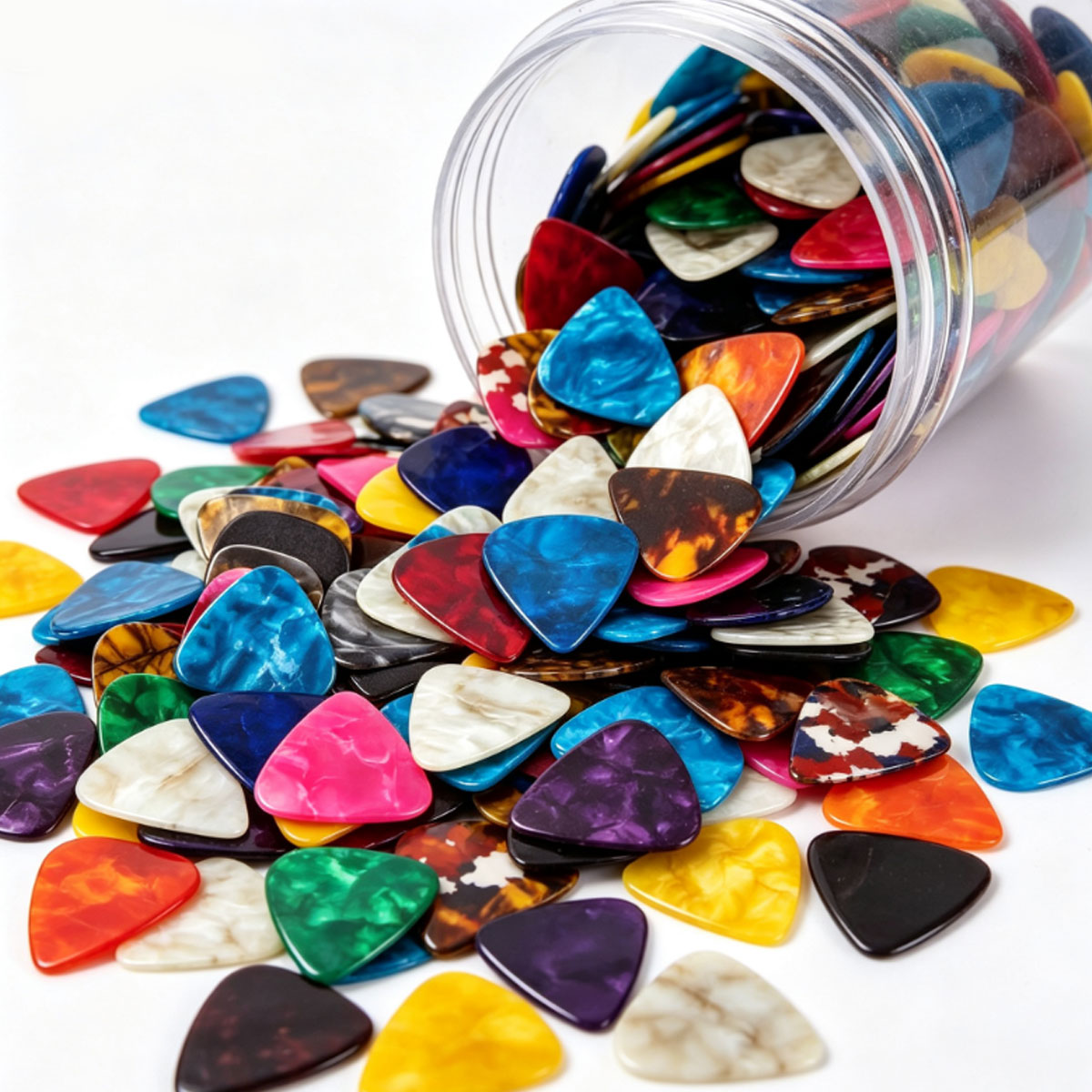 84Pcs 0.46mm Mixed Color Cellu - đánh giá và giá Electric Guitar Pick Pack