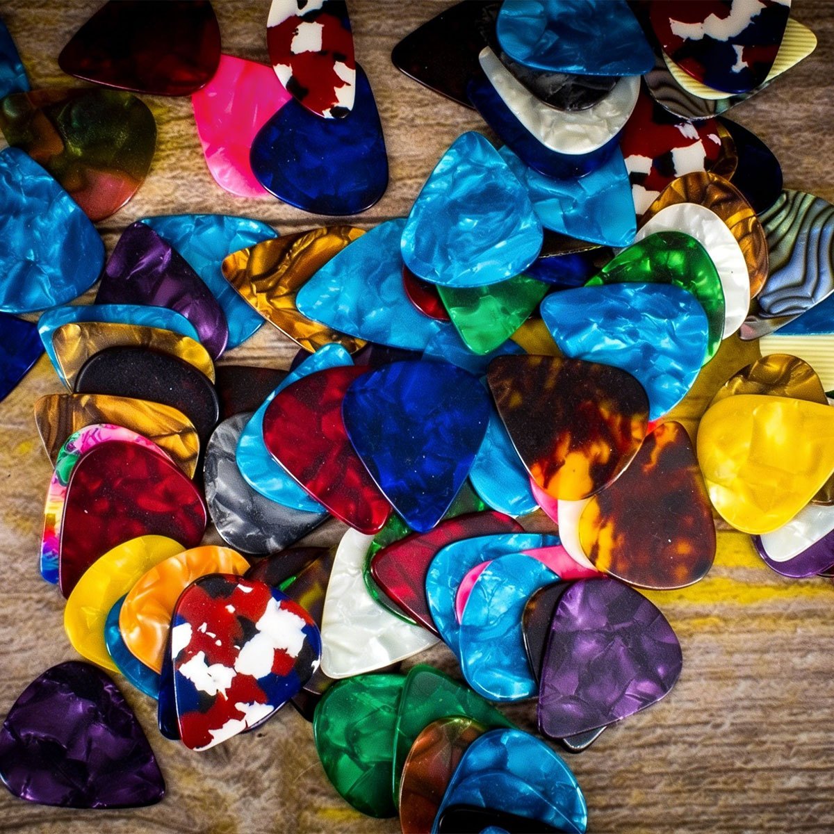 84Pcs 0.46mm Mixed Color Cellu - đánh giá và giá Electric Guitar Pick Pack