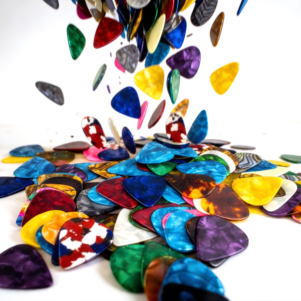 84Pcs 0.46mm Mixed Color Cellu - đánh giá và giá Electric Guitar Pick Pack