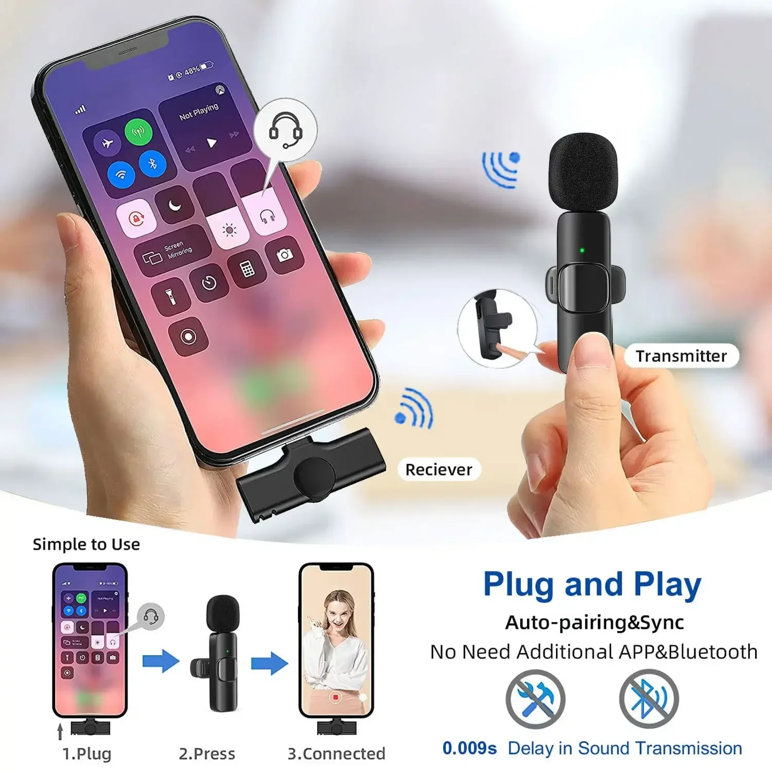 Wireless Lavalier Microphone 2 - đánh giá và giá Audio Music Live