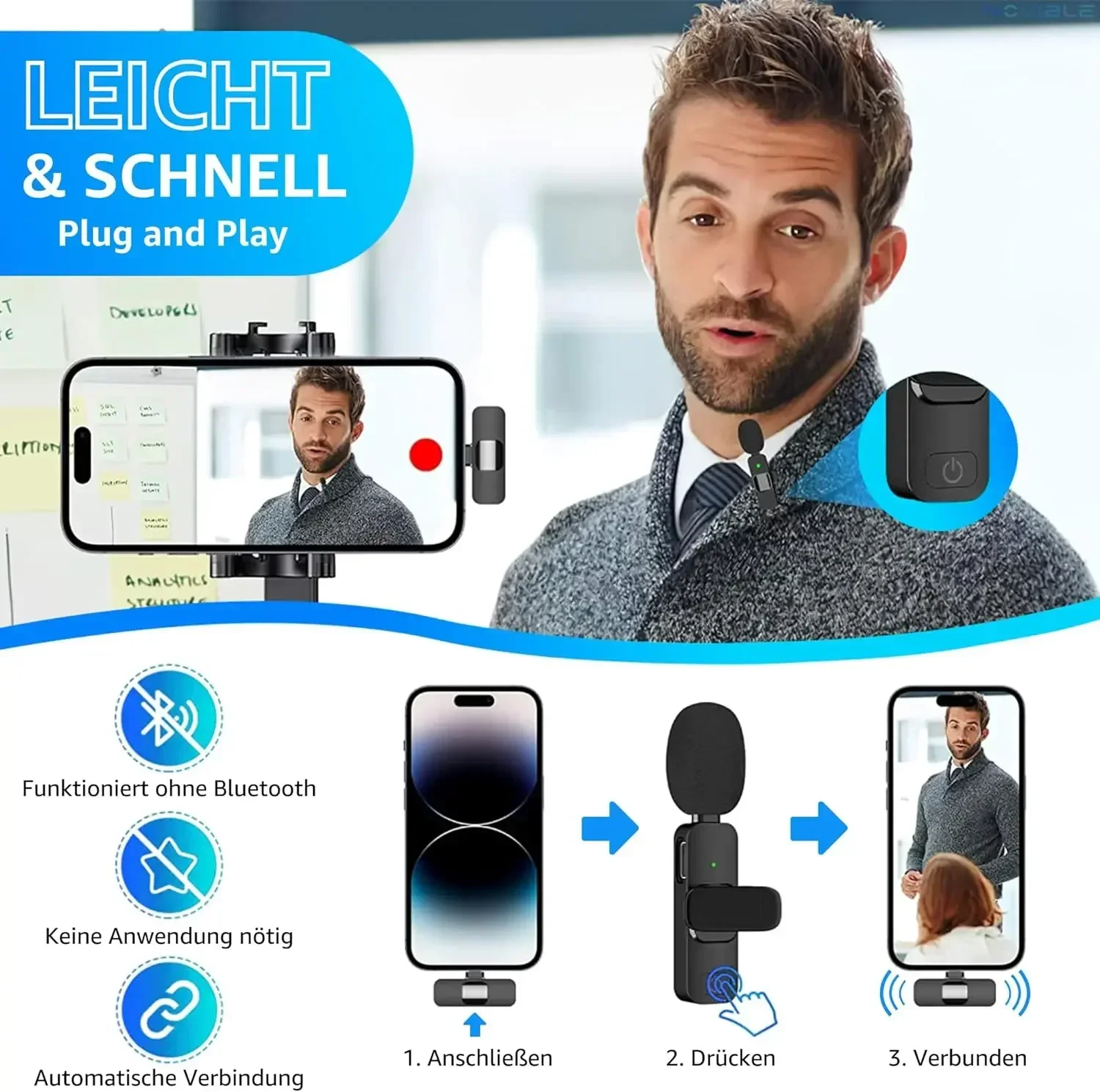 Wireless Lavalier Microphone 2 - đánh giá và giá Audio Music Live